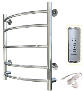 Электрический полотенцесушитель Тругор Приоритет Пэк сп 3 П с полкой 60x50см хром ПриоритетПэксп3П/605032